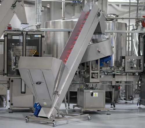 Productielijn gebruikt in productieprocessen